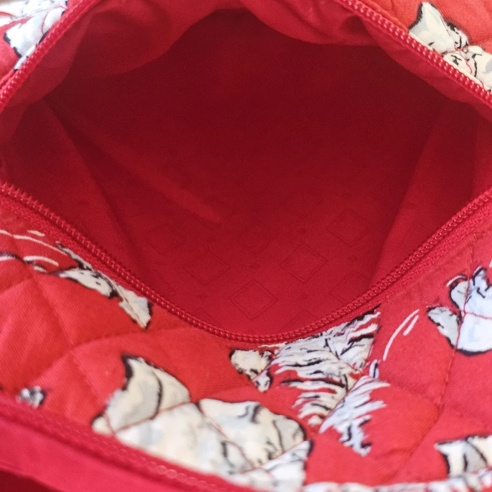 Vera Bradley Red Polar Bear Quilted Mini Backpack